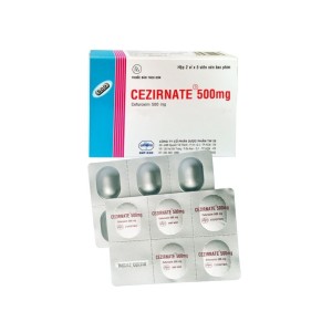 Thuốc kháng sinh Cezirnate 500mg (2 vỉ x 5 viên/hộp)